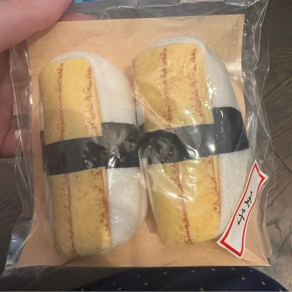 Sushi Socks Egg Tamago  Kawaii NIB from Japan - Picture 3 of 5